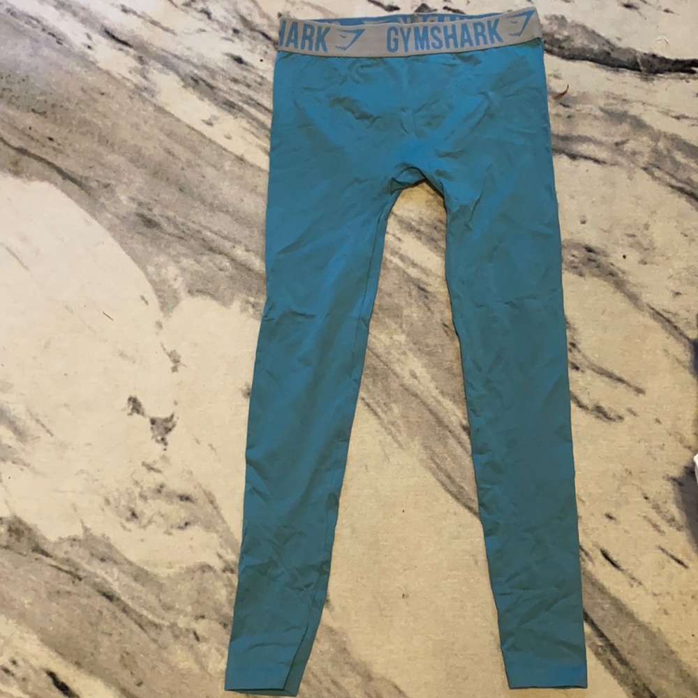 Gymshark Fit Leggings in Dusky Teal/Light Grey